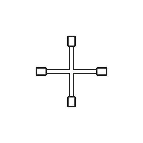 cross wrench vector icon illustration 23193718 Vector Art at Vecteezy