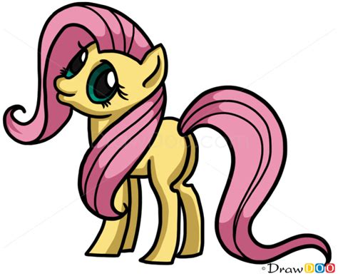 How to Draw Fluttershy, My Little Pony