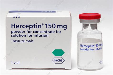 Herceptin cancer drug - Stock Image - M625/1428 - Science Photo Library