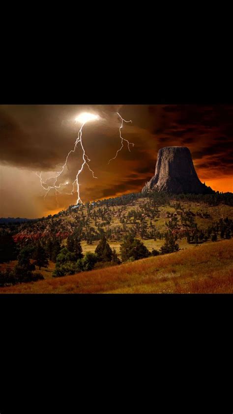 Devils tower | Devils tower, Best image in the world, Wild weather