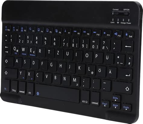 Amazon.com: PUSOKEI German Keyboard 10Inch Keyboard German Layout USB Computer Keyboard for ...