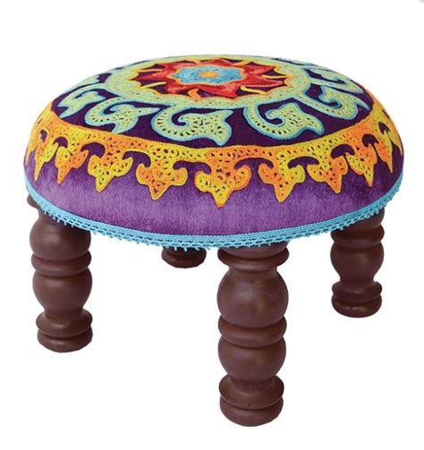 Footstool... | Footstool, Round footstool, Decor