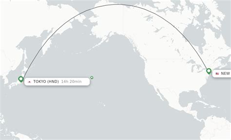 Direct (non-stop) flights from New York to Tokyo - schedules - FlightsFrom.com