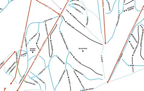 Canyons Resort Ski Map Art Canyons Utah Canyons Trail Map - Etsy