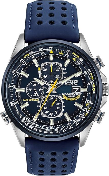 Citizen Eco-Drive World Chronograph A-T Men's Watch, Stainless Steel ...