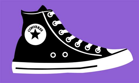 CONVERSE Shoes Svg Png Vector Image Layered Clip Art - Etsy