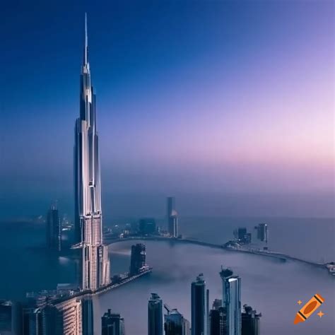 Detailed skyline of dubai on Craiyon