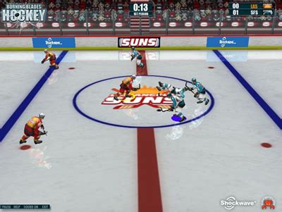 Burning Blades Hockey - Play Free Online Hockey Games