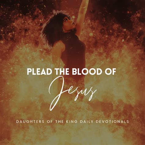 Plead the blood of Jesus!