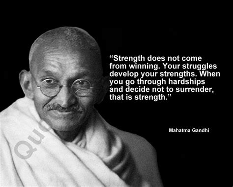 Mahatma Gandhi Quotes Strength