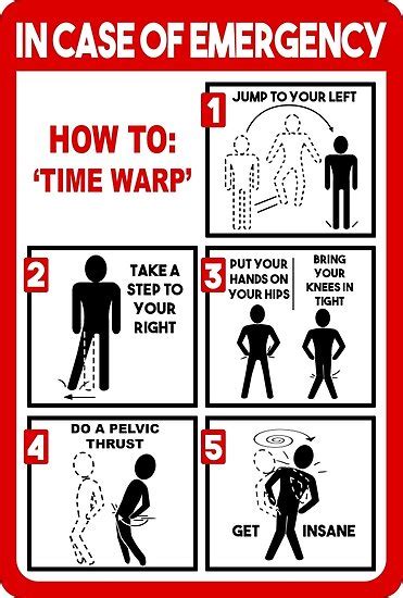 "How To: Time Warp" Posters by icecoldtea | Redbubble