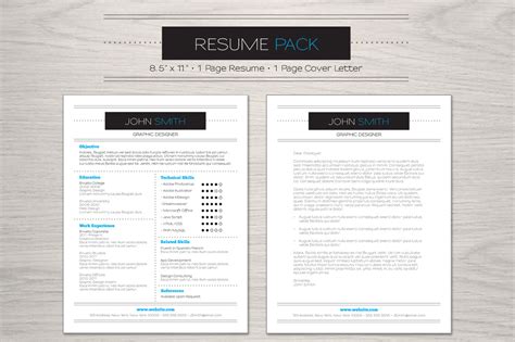 Elegant Resume Pack | Resume Templates ~ Creative Market