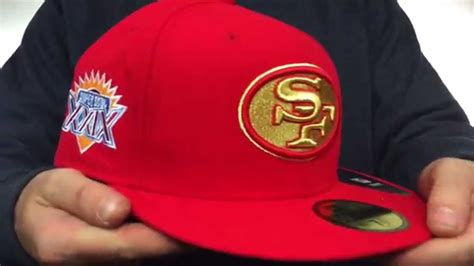 49ers 'SUPER BOWL XXIX GOLD-50' Red Fitted Hat by New Era - YouTube