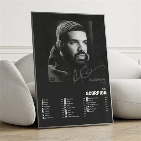 Drake Scorpion Album Cover Poster Wall Art Drake Scorpion - Etsy