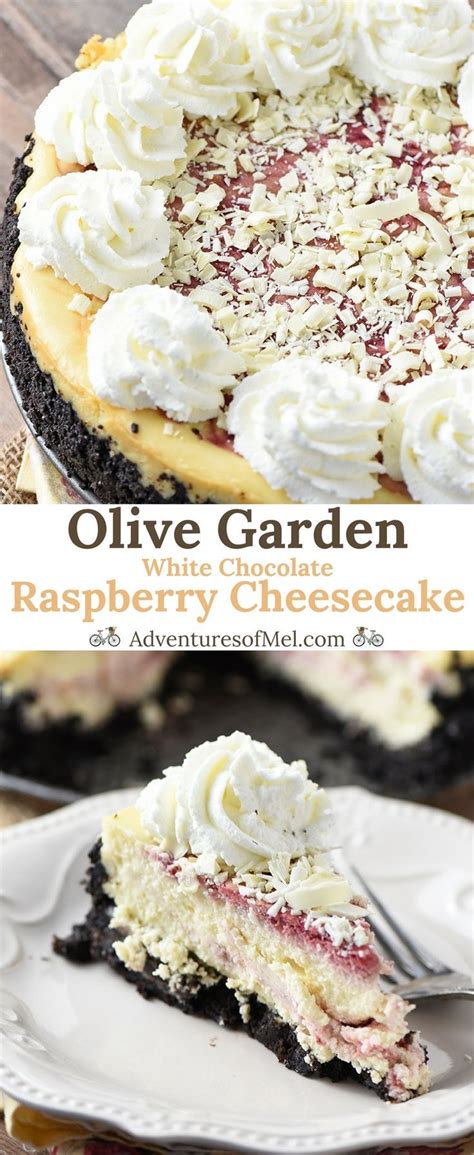 Olive Garden White Chocolate Raspberry Cheesecake – Raspberry