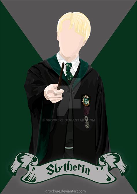 Draco Malfoy (Slytherin) by Grookere on DeviantArt | Harry potter painting, Harry potter ...