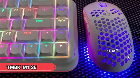 TMKB Falcon M1SE Honeycomb Mouse - YouTube