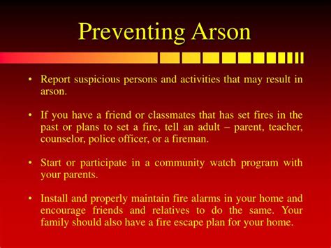 Preventing Arson and Fire-Setting: Safeguarding Buildings from ...