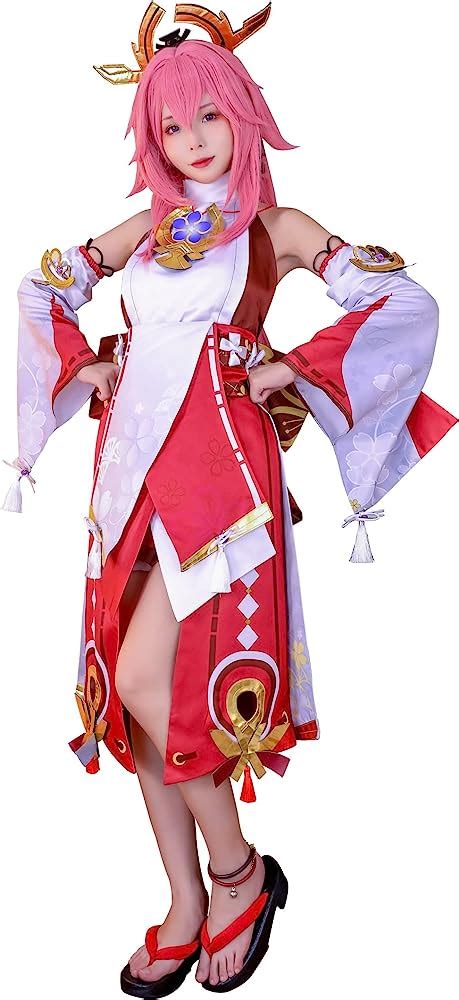 フルセット Nuoqi Yae Miko Cosplay Outfits Lady Yae Cosplay Costumes Full Set ...