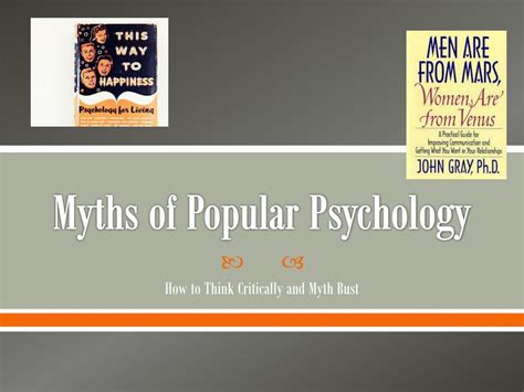 PPT - Myths of Popular Psychology PowerPoint Presentation, free download - ID:1875136