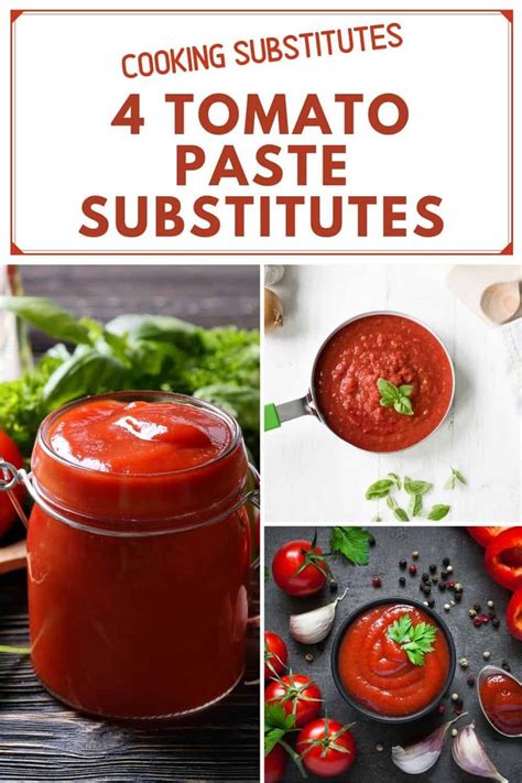 4 Best Tomato Paste Substitutes You Need to Try | Recipe | Tomato paste substitute, Cooking ...