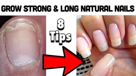 How To Grow Long and Strong NATURAL NAILS in 5 Days! (8 TIPS) - YouTube