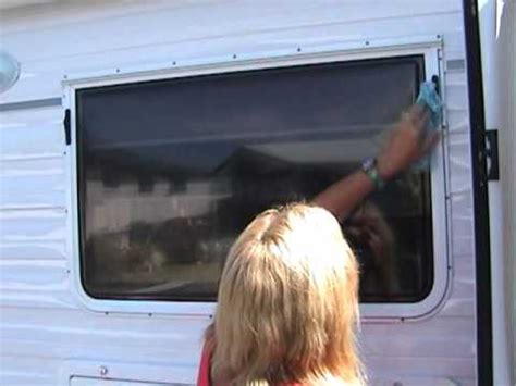 Cleaning & Protecting Caravan Windows - YouTube