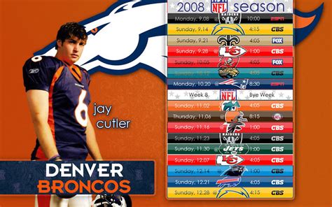 2008 NFL Denver Broncos Schedule | Denver Broncos 2008 sched… | Flickr - Photo Sharing!