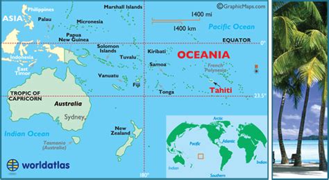 Tahiti Map / Geography of Tahiti/ Map of Tahiti - Worldatlas.com - WorldAtlas.com