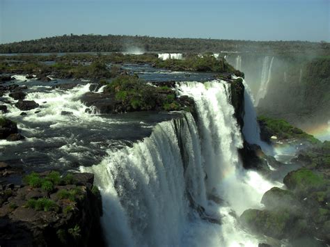 Free Images : nature, waterfall, rapid, body of water, wasserfall, parana, brazil, water feature ...