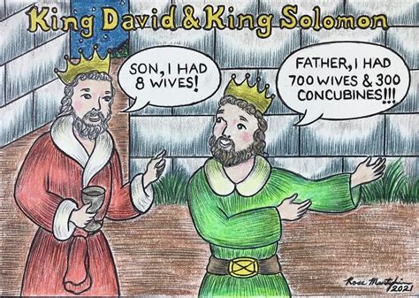 King David and King Solomon Drawing by Rose Manteghian - Fine Art America