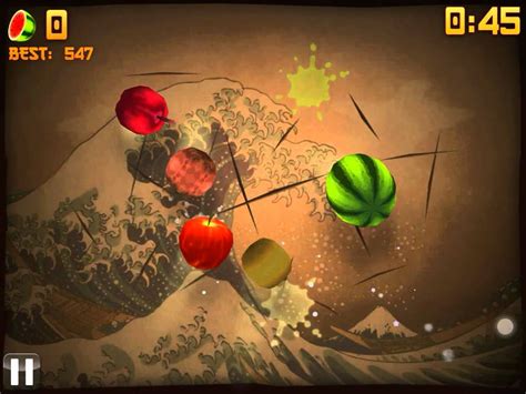 Fruit Ninja: arcade mode only hitting bombs(score 105) - YouTube