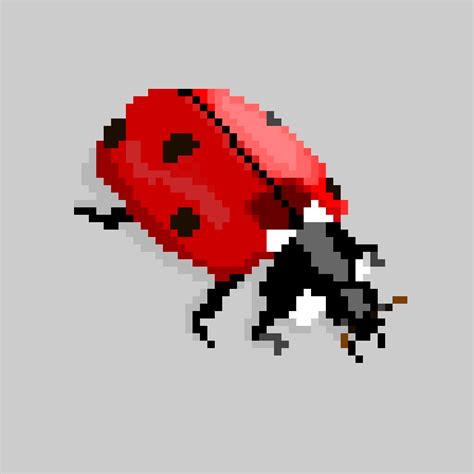 Ladybug pixel art