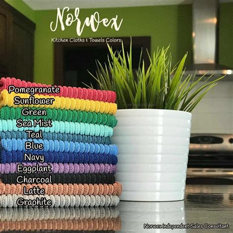 Norwex kitchen cloth colors #norwex #kitchencloth #colors #rainbow # ...