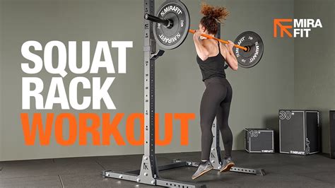 Full Body Squat Rack Workout | Mirafit - YouTube