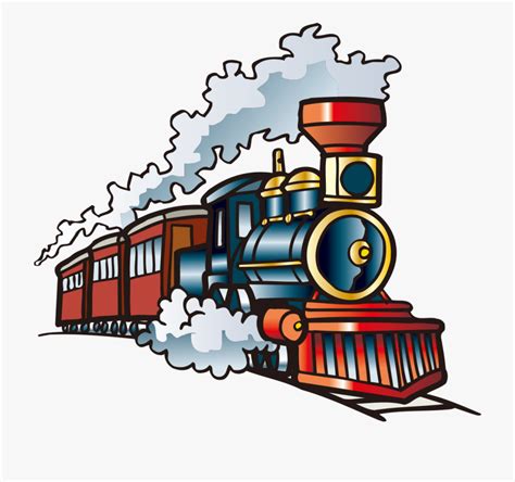 Steam Engine Trains Clip Art Front