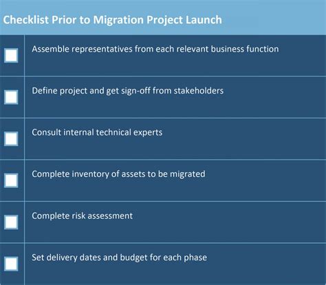 Data Center Migration Checklist Template Excel