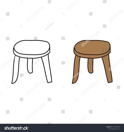 Cartoon Drawing Table Stock Vector (Royalty Free) 1491209309 | Shutterstock