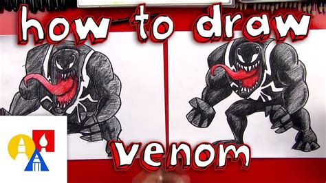 How To Draw Venom - YouTube | How to draw venom, Drawings, Art for kids hub