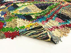 Moroccan Berber rug Boucherouite 200 x 110 cm
