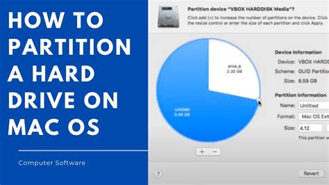 How to partition a hard drive on MacOS in 3 minutes! - YouTube