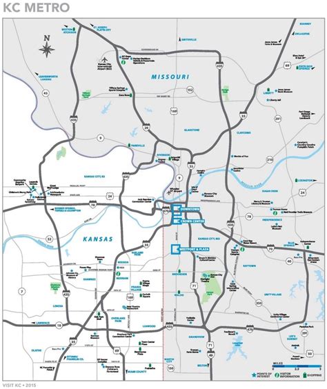 Kansas City metro area map - Ontheworldmap.com