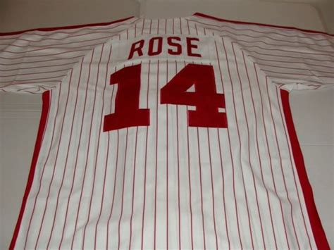 #14 PETE ROSE Philadelphia Phillies MLB Infielder White PS Throwback ...