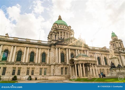 Belfast City Hall Building stock photo. Image of landmark - 174343526