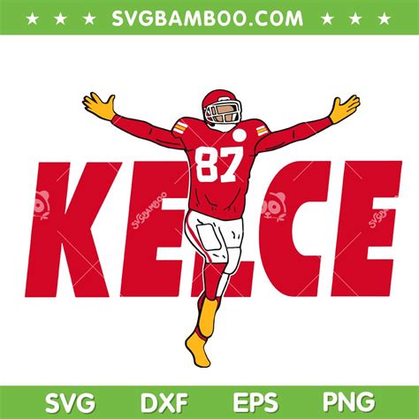 Travis Kelce SVG PNG, Chiefs Kelce 87 SVG