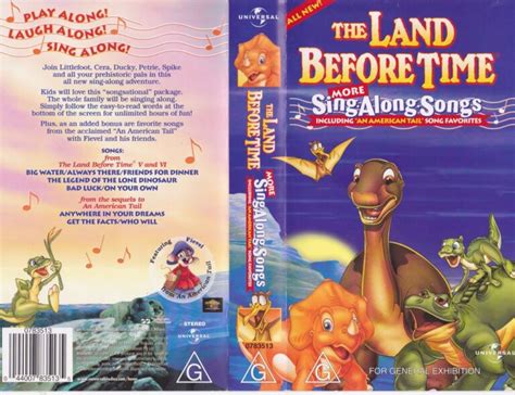 The Land Before Time: Sing Along Songs & More Sing Along Movies » MiscRave