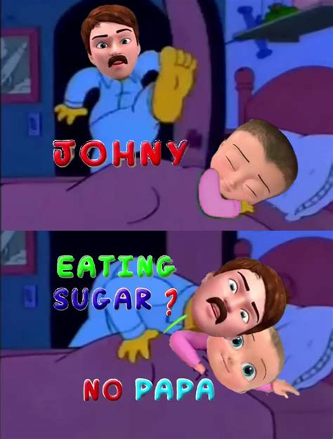 Johny Simpsons Shitposting | Johny Johny Yes Papa | Know Your Meme