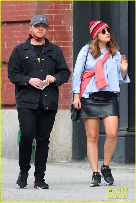 Rupert Grint Spends Time with Longtime Love Georgia Groome in NYC ...