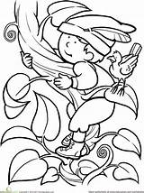 Jack And The Beanstalk Coloring Pages 14 5 Giant P sketch template