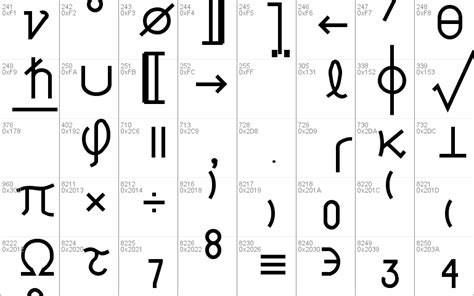 Math Windows font - free for Personal